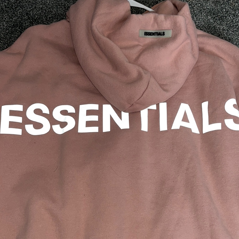 Fear of God Essentials pullover reflective hoodie